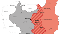 Polska Lubelska. Infografika PAP/Mateusz Krymski, Adam Ziemienowicz