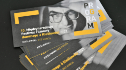 Program 10. edycji Międzynarodowego Festiwalu Filmowego Hommage a Kieślowski. Fot. PAP/Maciej Kulczyński