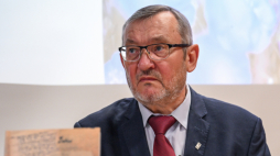 Historyk z lubelskiego oddziału IPN dr Leon Popek Fot. PAP/Darek Delmanowicz