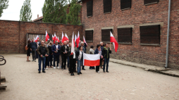 Oświęcim, 14.06.2026. Obchody 86. rocznicy pierwszego transportu polskich więźniów do KL Auschwitz. Fot. PAP/Jarek Praszkiewicz
