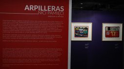 Wystawa „Arpilleras – nici pamięci”, 7 bm. w Muzeum Pamięci Sybiru w Białymstoku. Ekspozycja została przygotowana we współpracy z Muzeum Pamięci i Praw Człowieka w Santiago de Chile. Fot. PAP/Artur Reszko