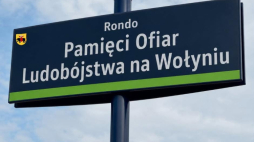 W Tomaszowie Mazowieckim powstało Rondo Pamięci Ofiar Ludobójstwa na Wołyniu. Fot. UM Tomaszów Mazowiecki