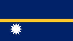 Flaga Nauru. Fot. Domena publiczna