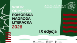Afisz IX edycji Pomorskiej Nagrody Literackiej „Wiatr od morza”. Fot. domena publiczna