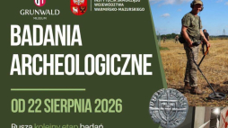 Badania archeologiczne na polach Grunwaldu. Fot. Muzeum bitwy pod Grunwaldem