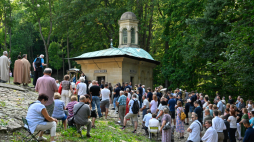 Uroczystości odpustowe w sanktuarium pasyjno-maryjnym w Kalwarii Zebrzydowskiej w 2025r. Fot.  PAP/Art Service 