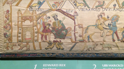 Fragment  Tkaniny z Bayeux. Fot. wikipedia