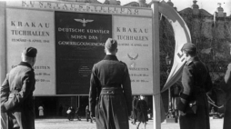 Niemieccy żołnierze w okupowanym Krakowie. Fot. histmag.org