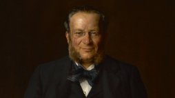 Hipolit Wawelberg – portret olejny Kazimierza Pochwalskiego z 1893. Fot. Wikipedia