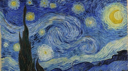 „Gwiaździsta noc” Vincenta van Gogha/Źródło: Wikipedia