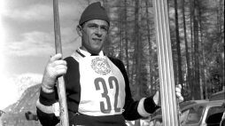 Franciszek Gąsienica-Gro, zdobywca pierwszego medalu dla Polski na zimowych igrzyskach olimpijskich. Fot. PAP/Jerzy Baranowski