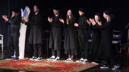 Spektakl „Klasa” ukraińskiego teatru podczas festiwalu „Kierunek Wschód” w 2022r. Fot. PAP/Artur Reszko