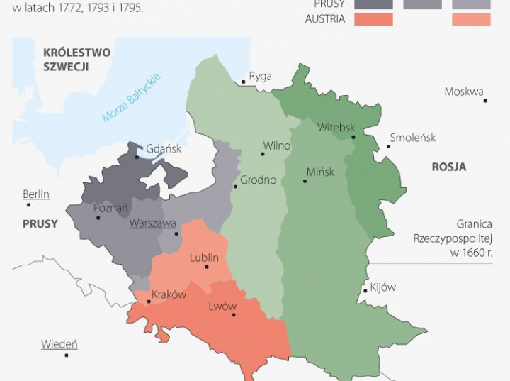 Mapa Po 1 Rozbiorze Polski 