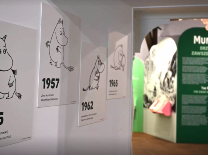 W łódzkim Muzeum Kinematografii wystawa „Muminki: drzwi są zawsze otwarte” (wideo)