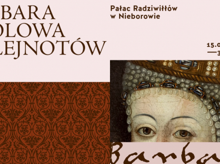 Stroje Barbary Radziwiłłówny na wystawie w Muzeum w Nieborowie