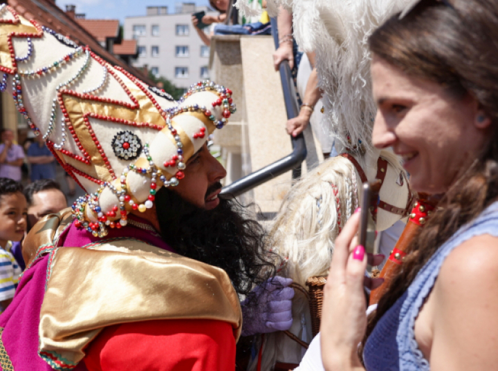 Mariusz Glonek jako Lajkonik: trzeba troszkę jak maratończyk rozkładać siły
