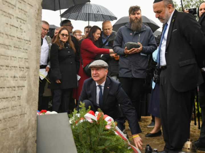 W Jedwabnem modlitwy w 84. rocznicę mordu Żydów