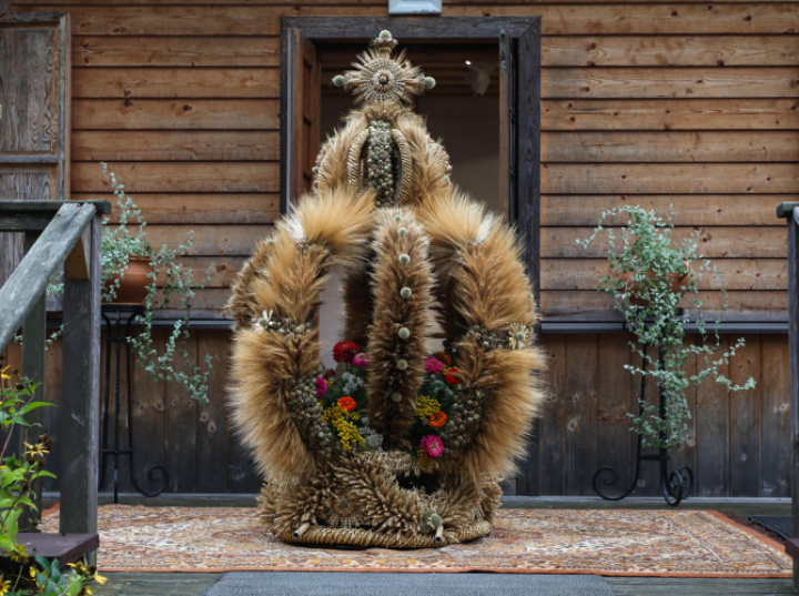 Dawne żniwne zwyczaje zaprezentowano w Podlaskim Muzeum Kultury Ludowej