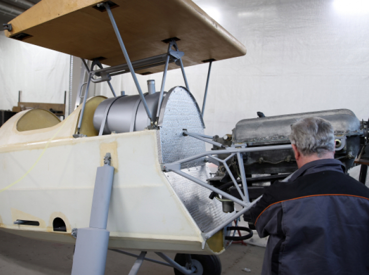 Replika samolotu RWD-8 powstała w Muzeum Lotnictwa Polskiego w Krakowie