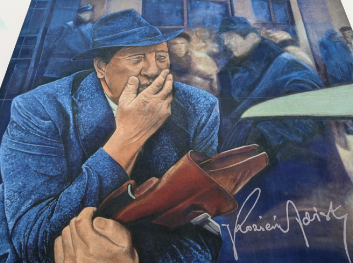 W Rzeszowie odsłonięto mural aktora teatralnego i filmowego Zdzisława Kozienia