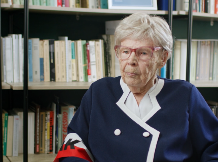 Halina Bieżan-Glonek ps. „Lalunia” opowiada o życiu w konspiracji i osobistych doświadczeniach z Powstania Warszawskiego