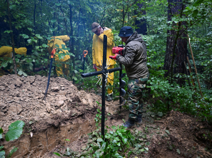 We wsi Jureczkowa Ukraińcy nie znaleźli szczątków żołnierzy UPA