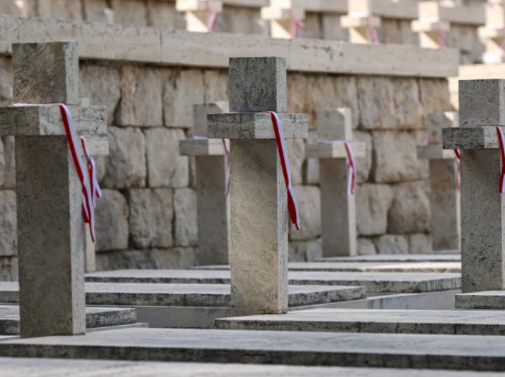 Msza na Polskim Cmentarzu Wojennym na Monte Cassino