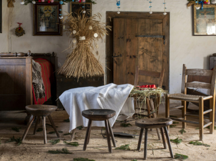 Dawne mazowieckie zwyczaje bożonarodzeniowe na wystawie w skansenie w Sierpcu