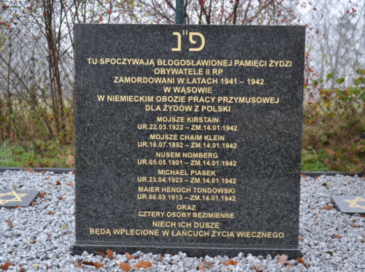 W Wytomyślu upamiętniono zamordowanych Żydów - ofiary obozu pracy w Wąsowie
