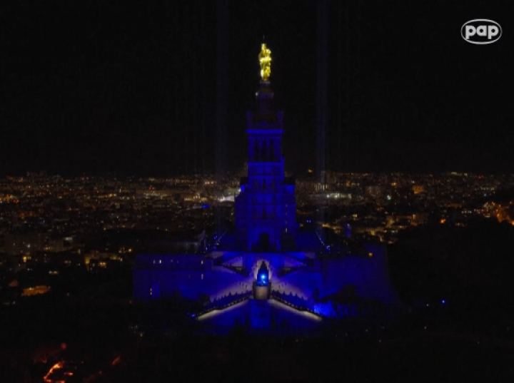 W bazylice w Marsylii odsłonięto odrestaurowaną figurę Matki Bożej