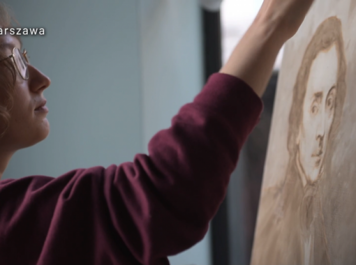 Chopin od nowa - malarska rekonstrukcja obrazu Ary Scheffera