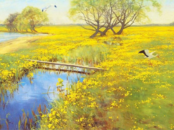 Chełmoński, Weyssenhoff, Sichulski - wiosenne tradycje na płótnach mistrzów