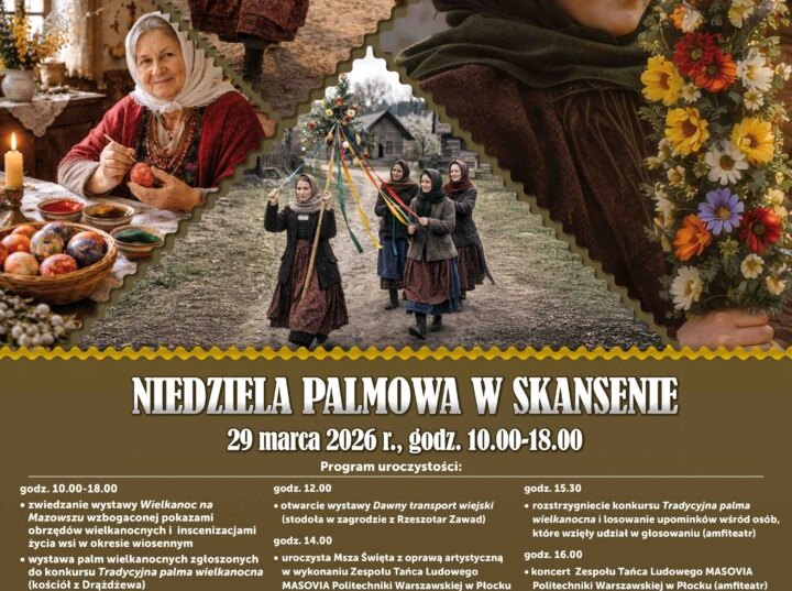 Zwiedzający skansen w Sierpcu wybiorą najpiękniejsze palmy wielkanocne