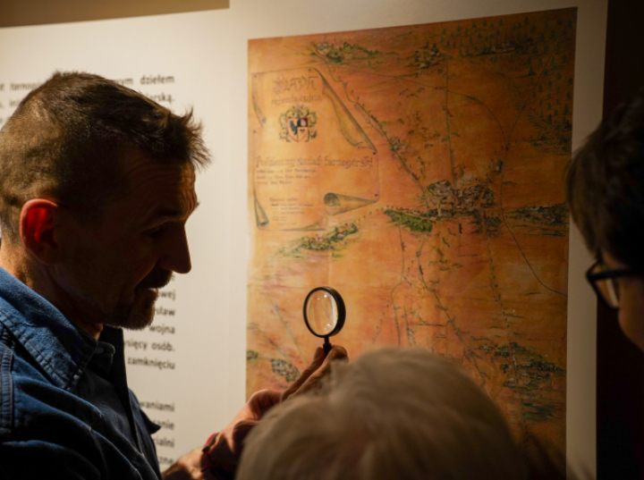Mapa sprzed lat głównym eksponatem wystawy o historii tarnogórskiego górnictwa
