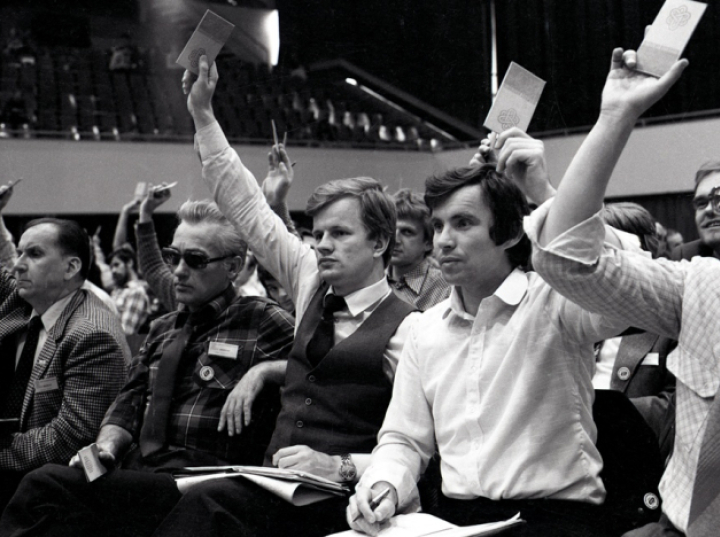Pierwszy od 36 lat pokaz filmu z historycznego zjazdu „Solidarności” w hali Olivia