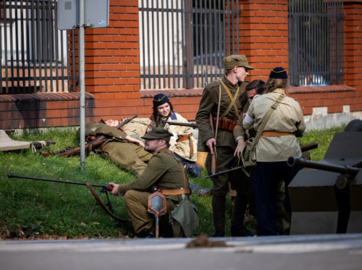 „Wrzesień 1939 pod Wyszogrodem” - rekonstruktorzy pokazali sceny z bitwy nad Bzurą