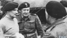 Marszałek Bernard Montgomery i generał Stanisław Maczek. Fot NAC