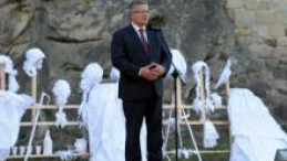 Bronisław Komorowski w Odrzykoniu. Fot. PAP/D.Delmanowicz