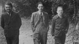 Od lewej: Henryk Zygalski, Jerzy Różycki i Marian Rejewski. Poznań lata 30. Fot. PAP/Reprodukcja