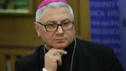 Sekretarz generalny Konferencji Episkopatu Polski bp Artur Miziński. Fot. PAP/R. Guz
