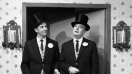 Jeremi Przybora i Jerzy Wasowski. Źródło: TVP/PAP. Autor: Zygmunt Januszewski Jeremi Przybora i Jerzy Wasowski. Źródło: TVP/PAP. Autor: Zygmunt Januszewski