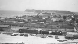 Budowa portu morskiego w Gdyni. 1929 r. Fot. NAC
