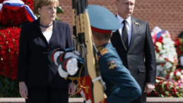 Prezydent Rosji Władimir Putin i kanclerz Niemiec Angela Merkel