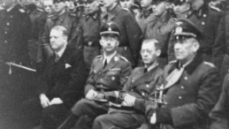 Od lewej: Quisling, Himmler, Terboven, von Falkenhorst. Źródło: Wikipedia Commons