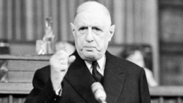 Charles de Gaulle w Sejmie podczas wizyty w Polsce w 1967 r. Fot. PAP/CAF. S. Dąbrowiecki