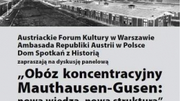 Fragment zaproszenia na debatę „Obóz koncentracyjny Mauthausen & Gusen: nowa wiedza, nowa struktura”