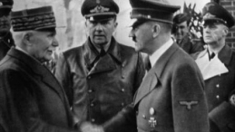 Spotkanie Philippe Petain - Adolf Hitler 1940 r. Fot. PAP/Archiwum