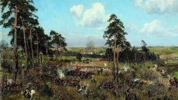 Wojciech Kossak, fragment małej panoramy racławickiej, 1893 r. 