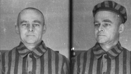 Fotografia obozowa rotmistrza Witolda Pileckiego. Źródło: Muzeum Auschwitz