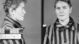 Holenderska więźniarka KL Auschwitz oznaczona symbolem IBV (Świadek Jehowy). Fot. Państwowe Muzeum Auschwitz-Birkenau